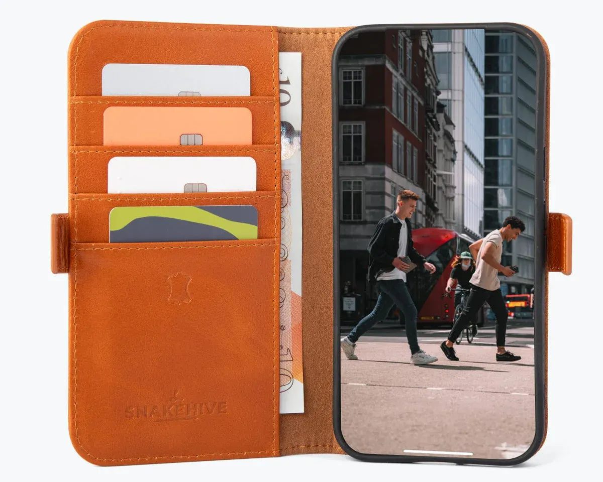 Snakehive Metro Wallet Google Pixel 10A - Metro Leather Wallet Phone Case Metro Leather Wallet Case for Google Pixel 10A