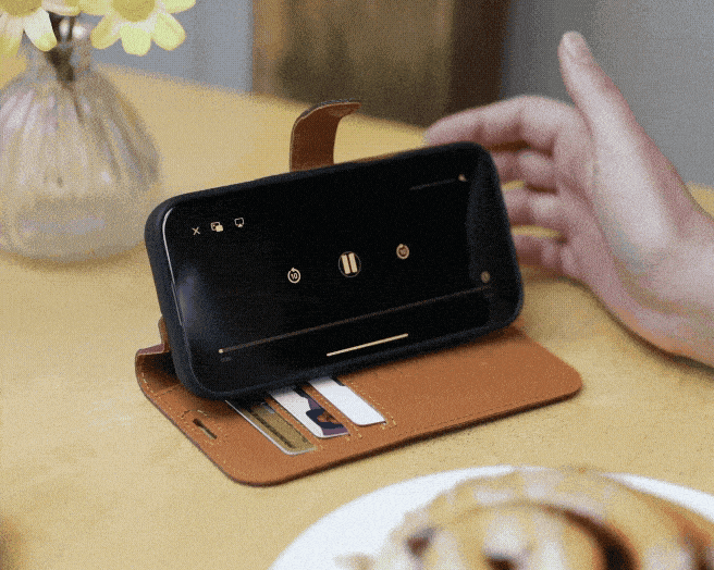 Snakehive Vintage Wallet Apple iPhone 17 Pro - Vintage Leather Wallet Phone Case Vintage Leather Wallet Case for Apple iPhone 17 Pro