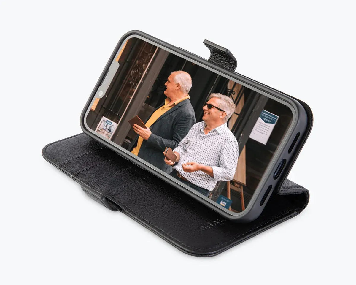 Snakehive UK Metro Wallet Apple iPhone 14 - Metro Leather Wallet Phone Case Metro Leather Wallet Phone Case for Apple iPhone 14