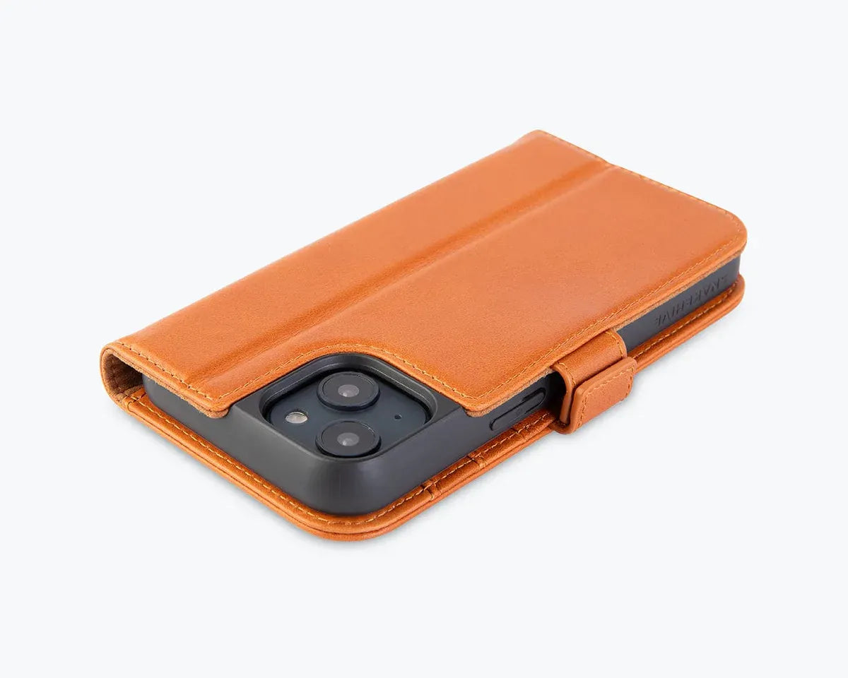 Snakehive UK Metro Wallet Apple iPhone 14 - Metro Leather Wallet Phone Case Metro Leather Wallet Phone Case for Apple iPhone 14