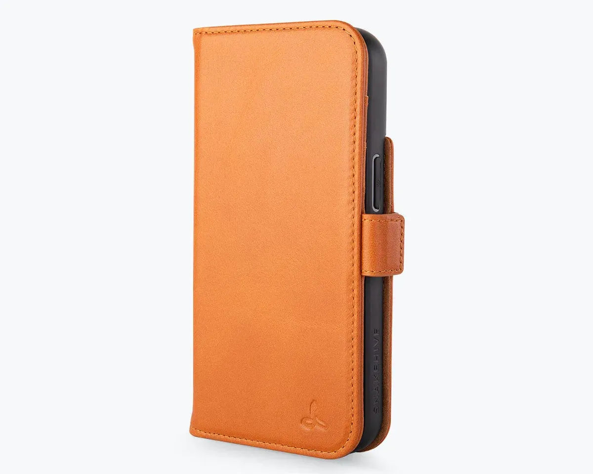 Snakehive UK Metro Wallet Apple iPhone 14 - Metro Leather Wallet Phone Case Metro Leather Wallet Phone Case for Apple iPhone 14
