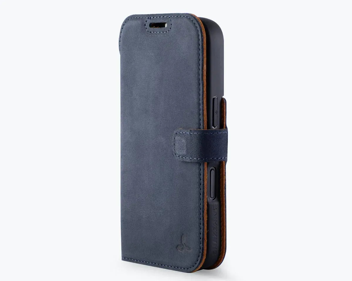 Snakehive Vintage Wallet Apple iPhone 18 Pro - Vintage Leather Wallet Phone Case Vintage Leather Wallet Case for Apple iPhone 18 Pro