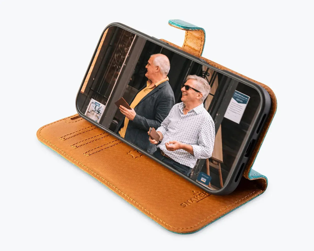 Snakehive Vintage Wallet Apple iPhone 17 Pro Max - Vintage Leather Wallet Phone Case Vintage Leather Wallet Case for Apple iPhone 17 Pro Max