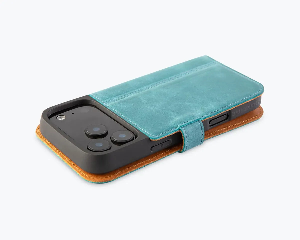 Snakehive Vintage Wallet Apple iPhone 17 Pro Max - Vintage Leather Wallet Phone Case Vintage Leather Wallet Case for Apple iPhone 17 Pro Max