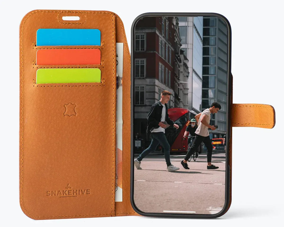 Snakehive Vintage Wallet Apple iPhone Air - Vintage Leather Wallet Phone Case Vintage Leather Wallet Case for Apple iPhone Air