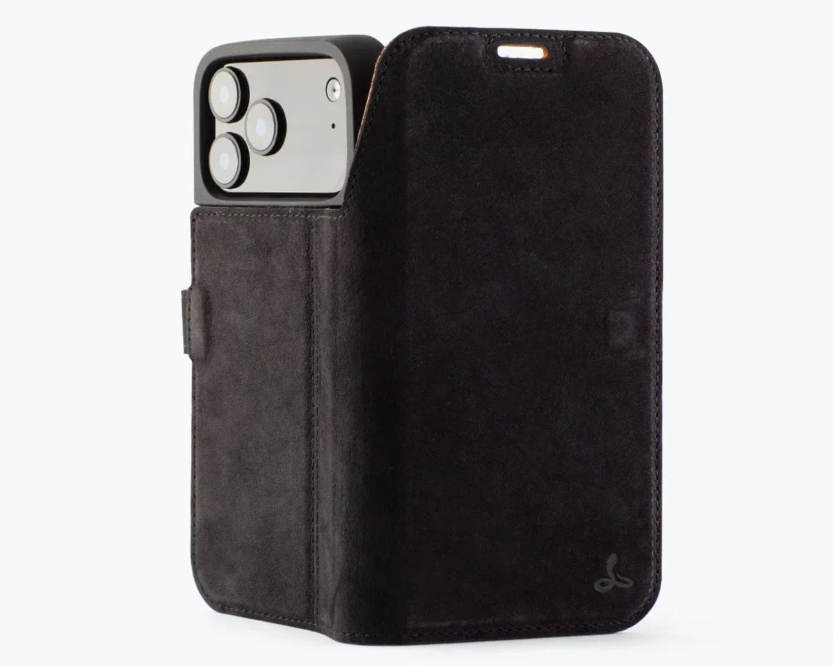 Snakehive Vintage Wallet Apple iPhone 17 Pro Max - Vintage Leather Wallet Phone Case Vintage Leather Wallet Case for Apple iPhone 17 Pro Max
