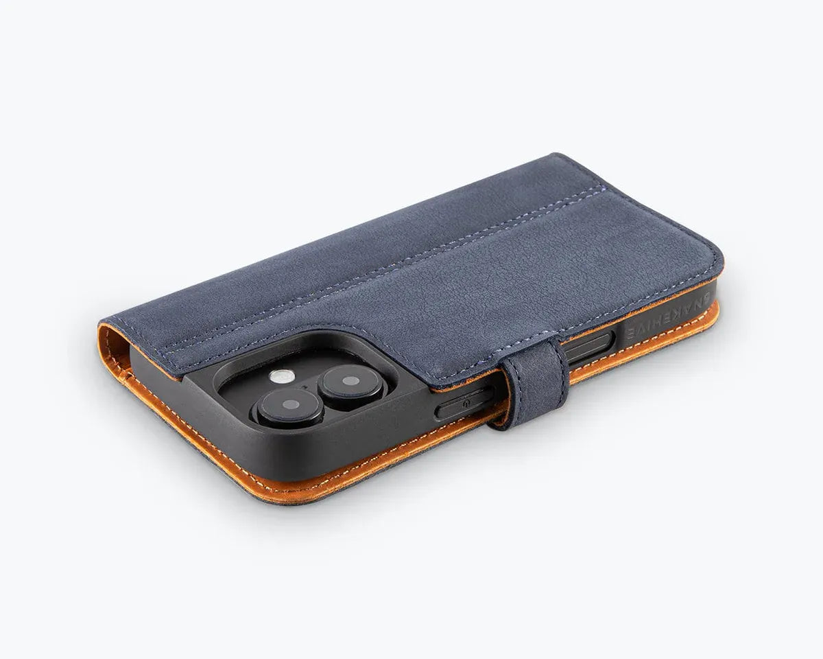 Snakehive Vintage Wallet Apple iPhone 16 - Vintage Leather Wallet Phone Case Vintage Leather Wallet Case for Apple iPhone 16