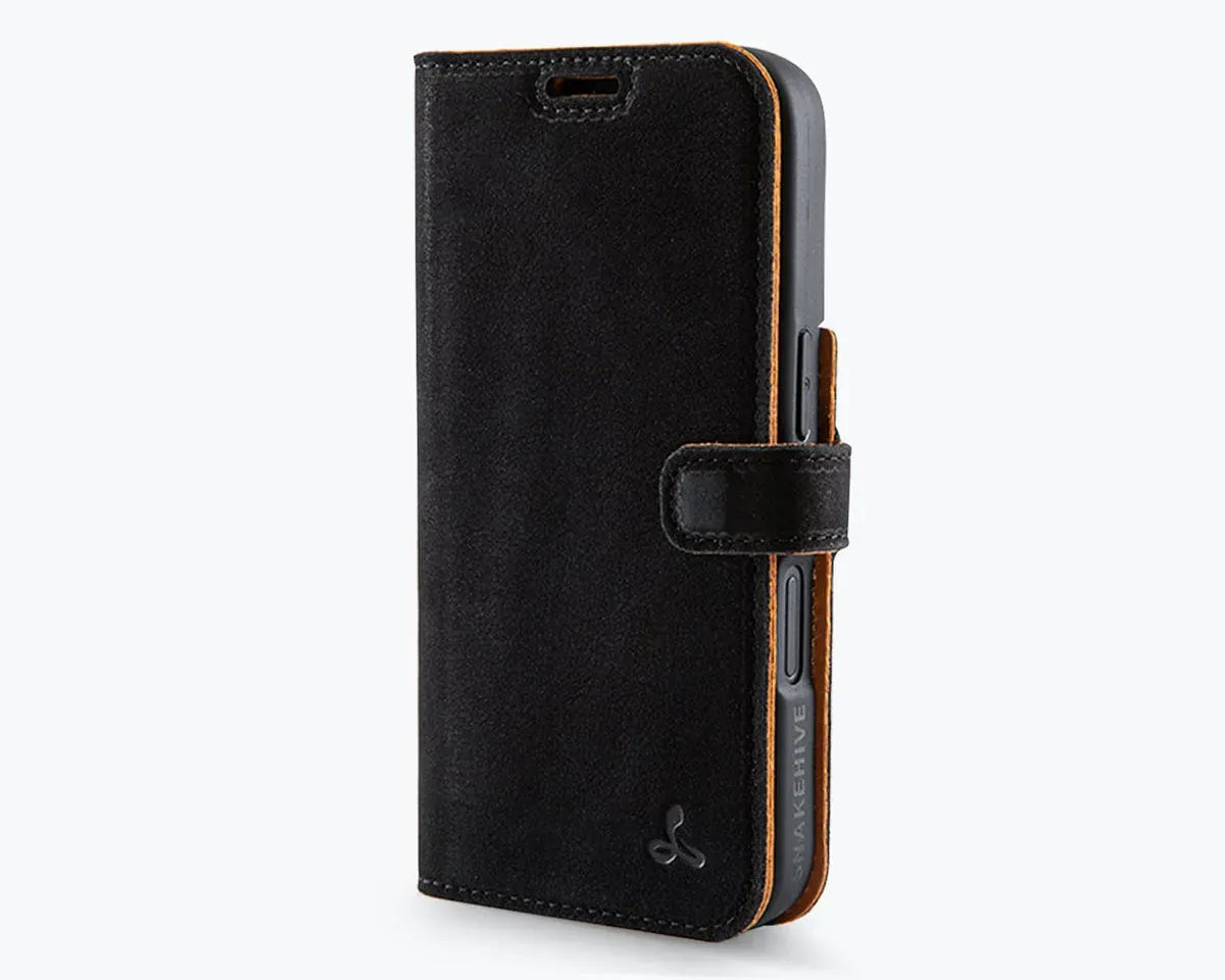 Snakehive Vintage Wallet Apple iPhone 16 - Vintage Leather Wallet Phone Case Vintage Leather Wallet Case for Apple iPhone 16