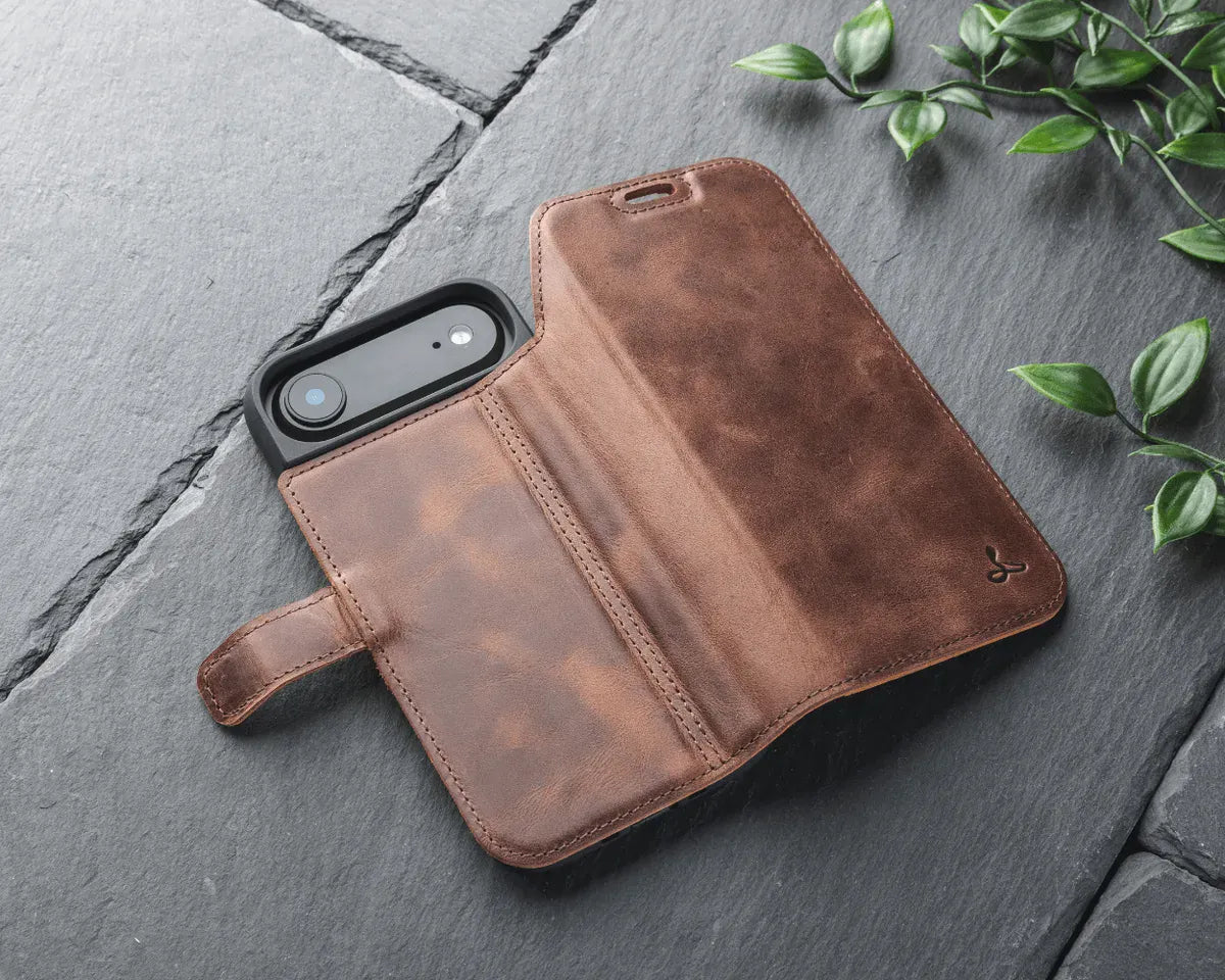 Snakehive Vintage Wallet Apple iPhone Air - Vintage Leather Wallet Phone Case Vintage Leather Wallet Case for Apple iPhone Air