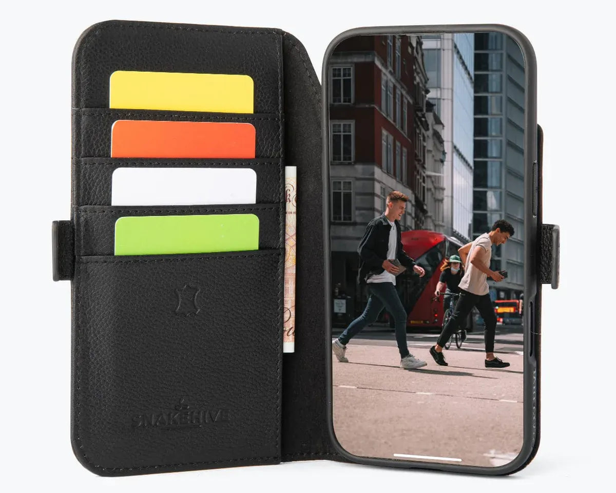 Snakehive Metro Wallet Apple iPhone Air - Metro Leather Wallet Phone Case Metro Leather Wallet Phone Case for iPhone Air