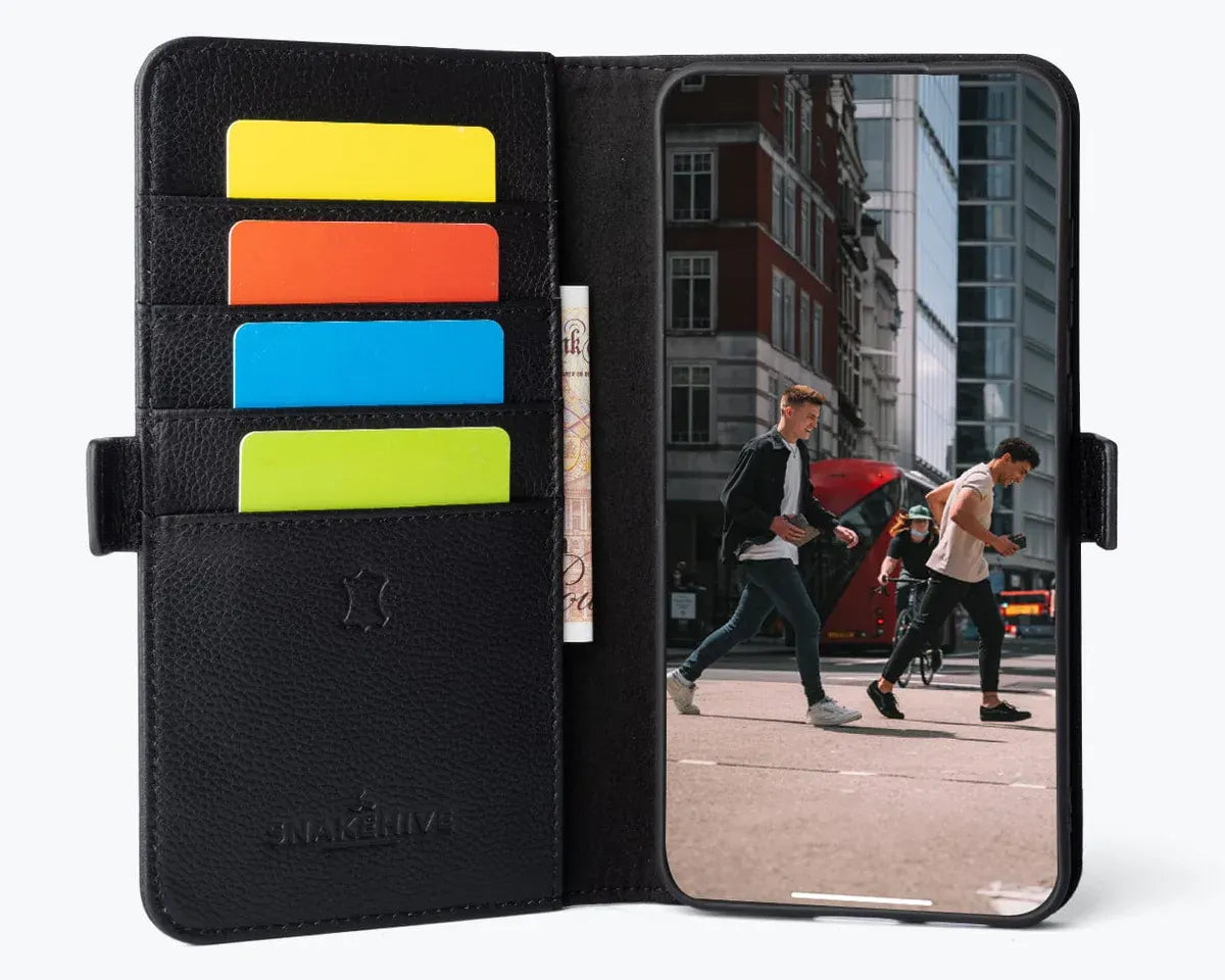 Snakehive Metro Wallet Samsung Galaxy S25 FE - Metro Leather Wallet Phone Case Metro Leather Wallet Phone Case for Samsung Galaxy S25 FE