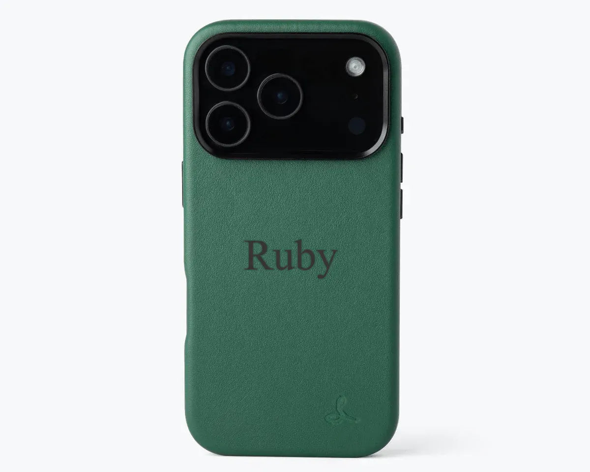 Snakehive Metro Bumper Case Personalised Slim Leather iPhone Case Personalised iPhone Case | Slim Leather Phone Case