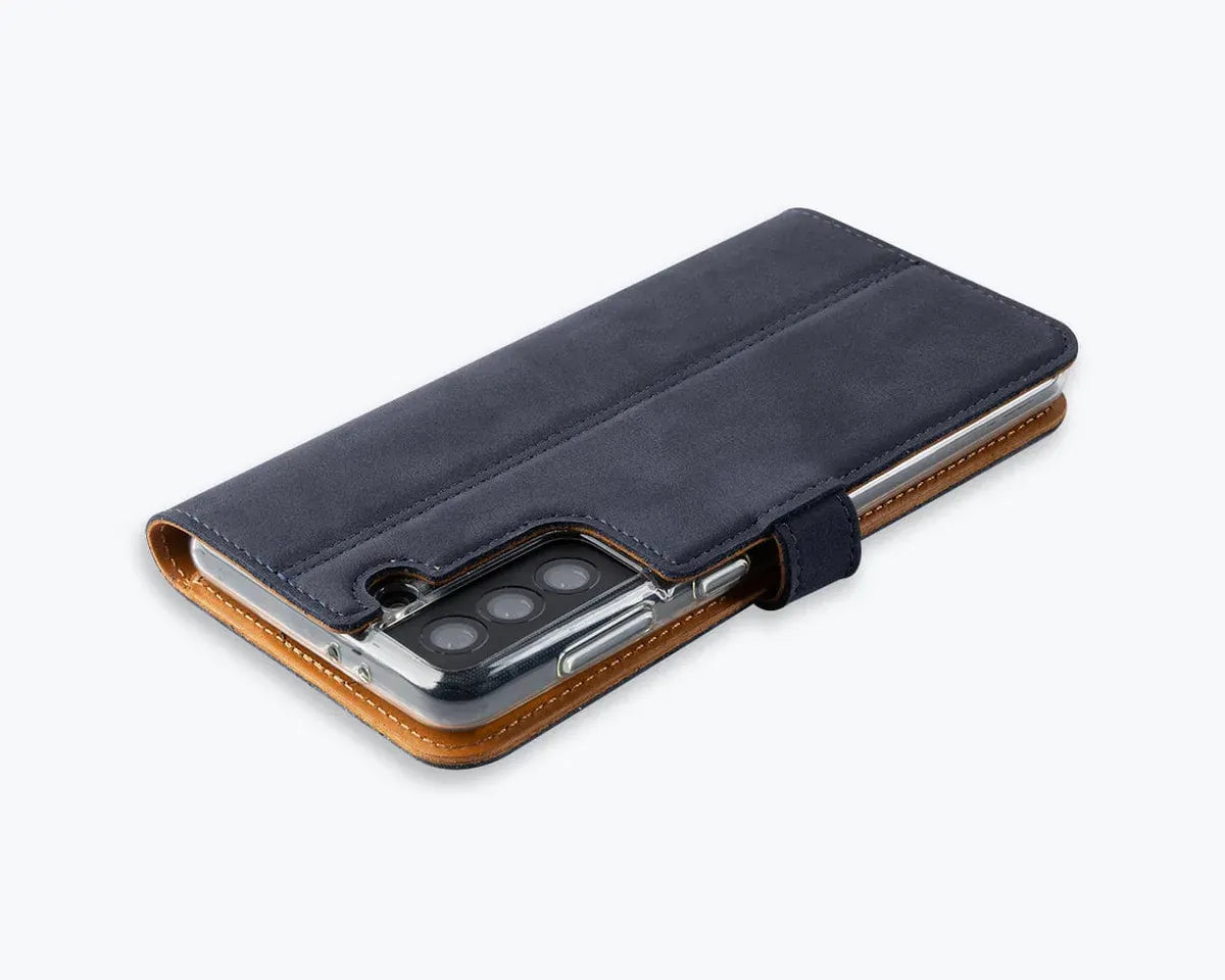 Snakehive UK Vintage Wallet Samsung Galaxy S21 Plus - Vintage Leather Wallet Phone Case Vintage Leather Wallet Case for Samsung Galaxy S21 Plus