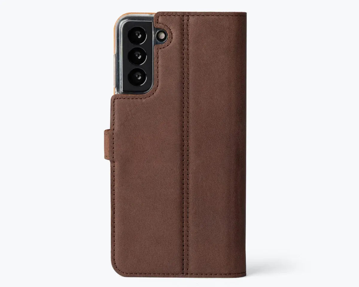 Snakehive UK Vintage Wallet Samsung Galaxy S21 Plus - Vintage Leather Wallet Phone Case Vintage Leather Wallet Case for Samsung Galaxy S21 Plus