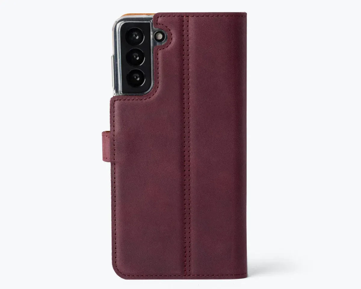 Snakehive UK Vintage Wallet Samsung Galaxy S21 Plus - Vintage Leather Wallet Phone Case Vintage Leather Wallet Case for Samsung Galaxy S21 Plus
