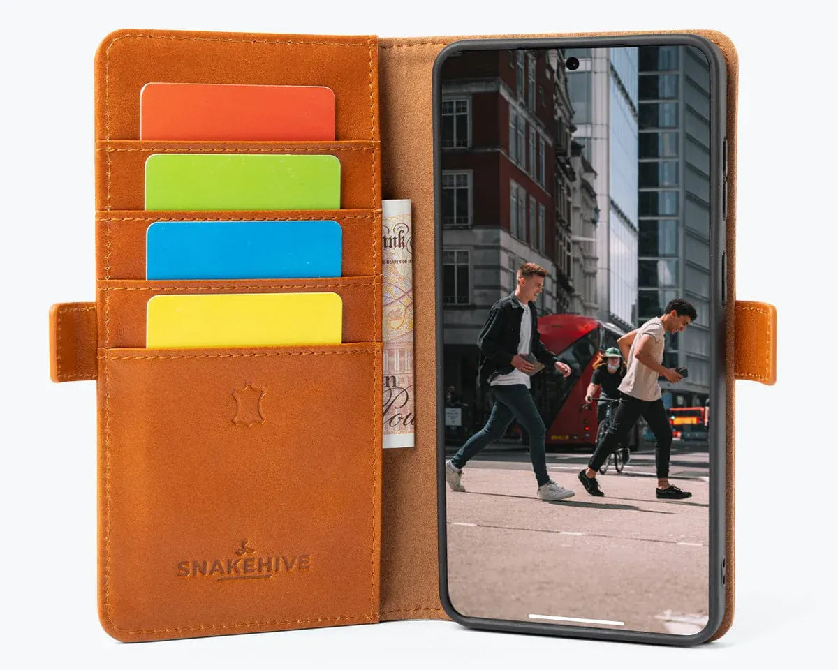 Snakehive Metro Wallet Samsung Galaxy S26 - Metro Leather Wallet Phone Case Metro Leather Wallet Case Samsung Galaxy S26 | Snakehive