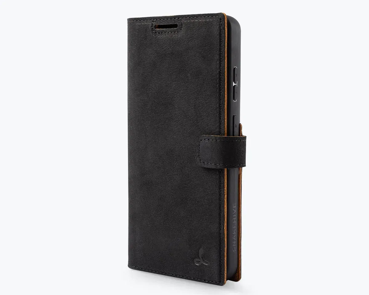 Snakehive Vintage Wallet Samsung Galaxy S26 Ultra - Vintage Leather Wallet Phone Case Vintage Leather Wallet Case for Samsung Galaxy S26 Ultra