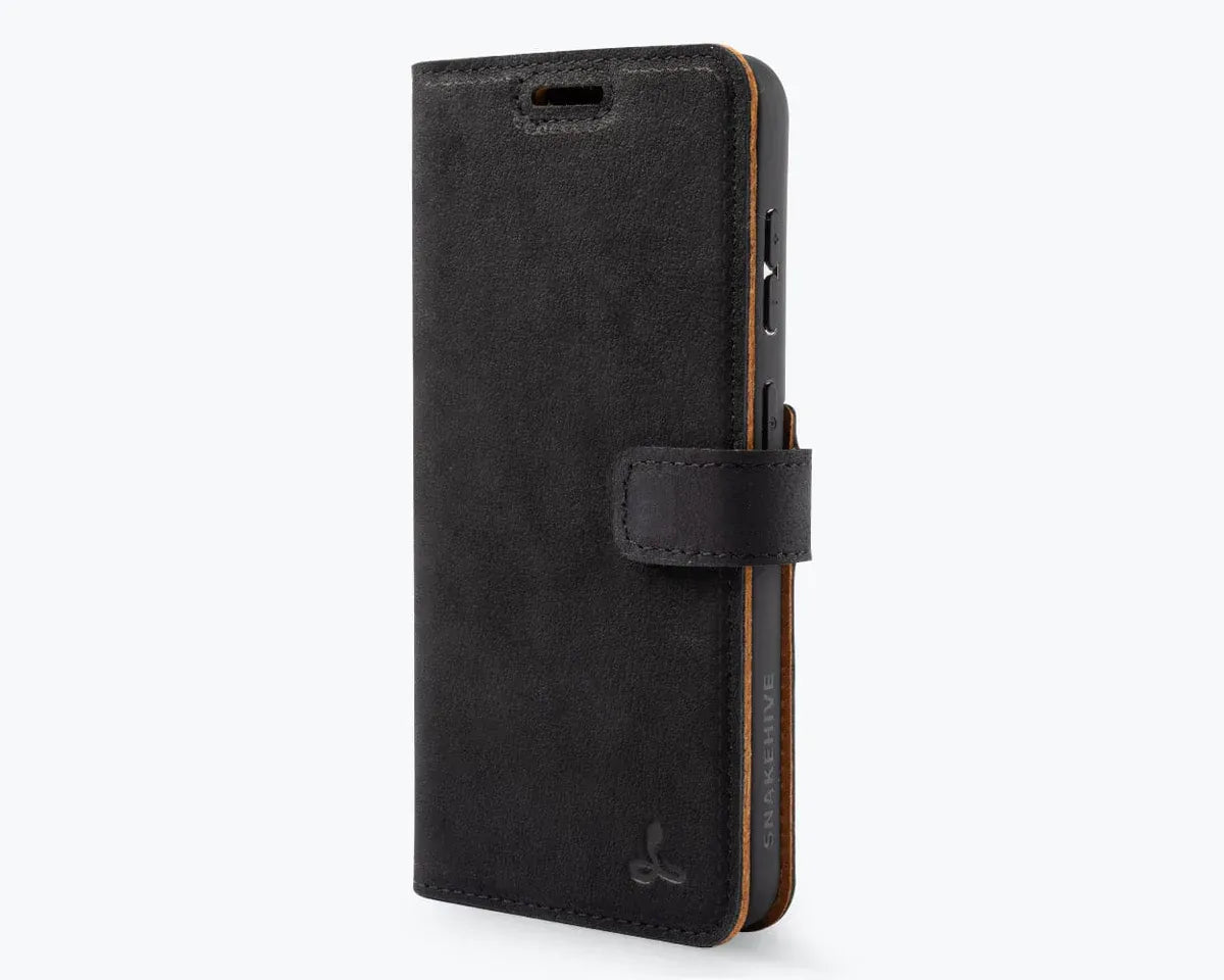 Snakehive Vintage Wallet Samsung Galaxy S26 - Vintage Leather Wallet Phone Case Vintage Leather Wallet Case for Samsung Galaxy S26