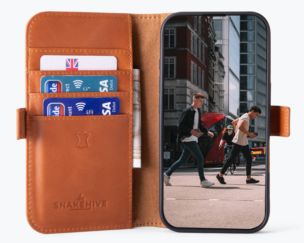 Apple iPhone 15 Pro - Metro Leather Wallet Phone Case