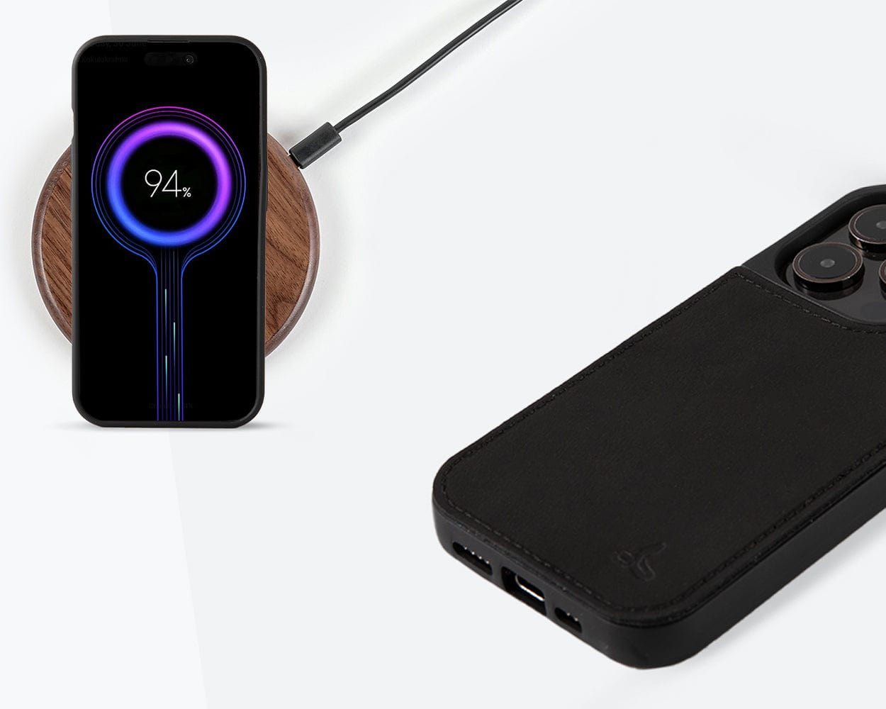 Vintage Leather Back Case Apple Iphone 15 Pro - Snakehive UK