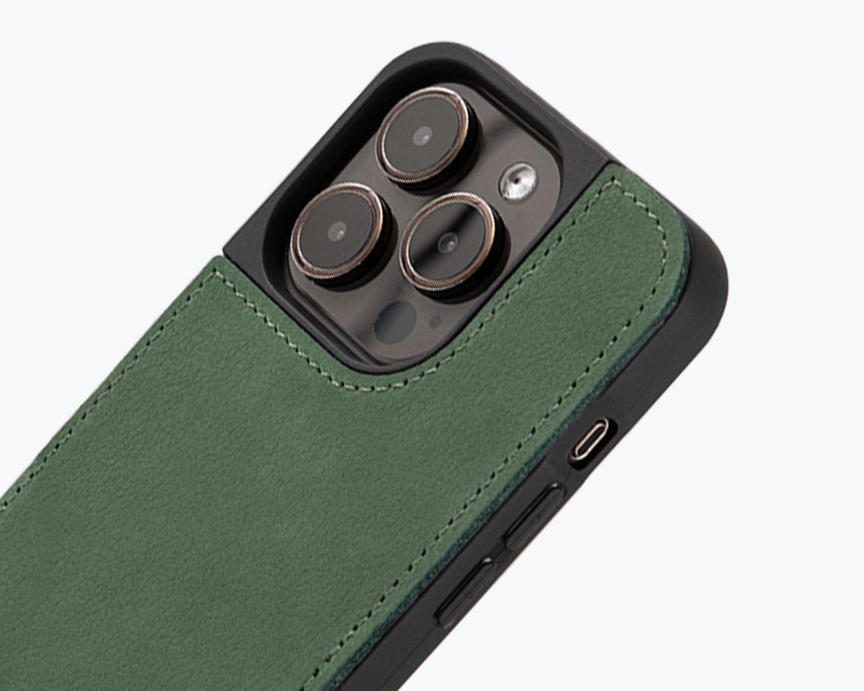 Vintage Leather Back Case Apple Iphone 15 Pro - Snakehive UK