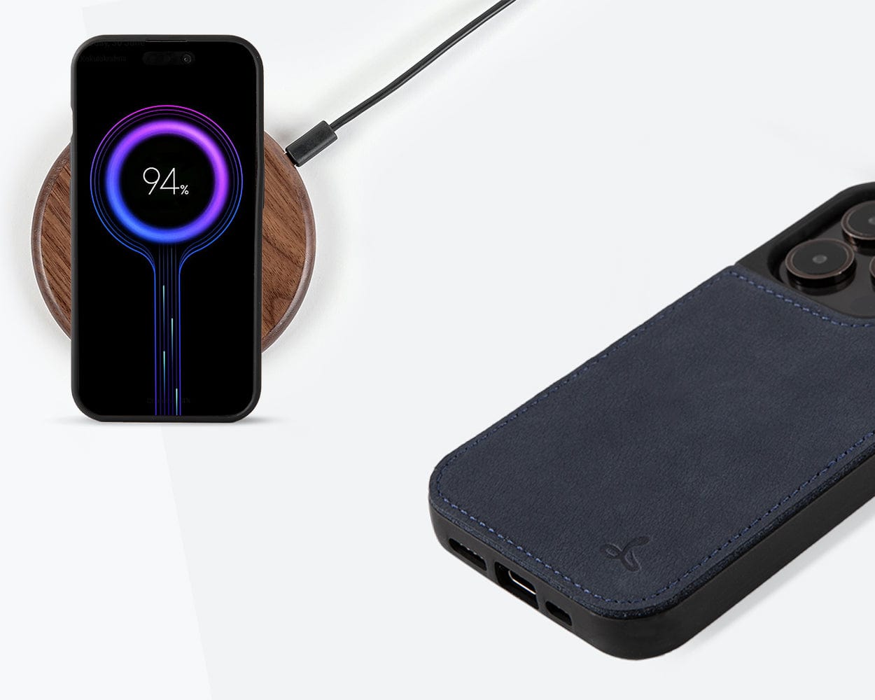 Vintage Leather Back Case Apple Iphone 15 Pro - Snakehive UK