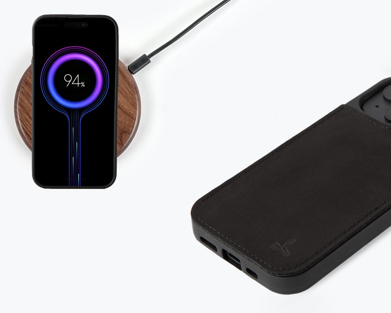 Vintage Leather Back Case Apple Iphone 15 - Snakehive UK