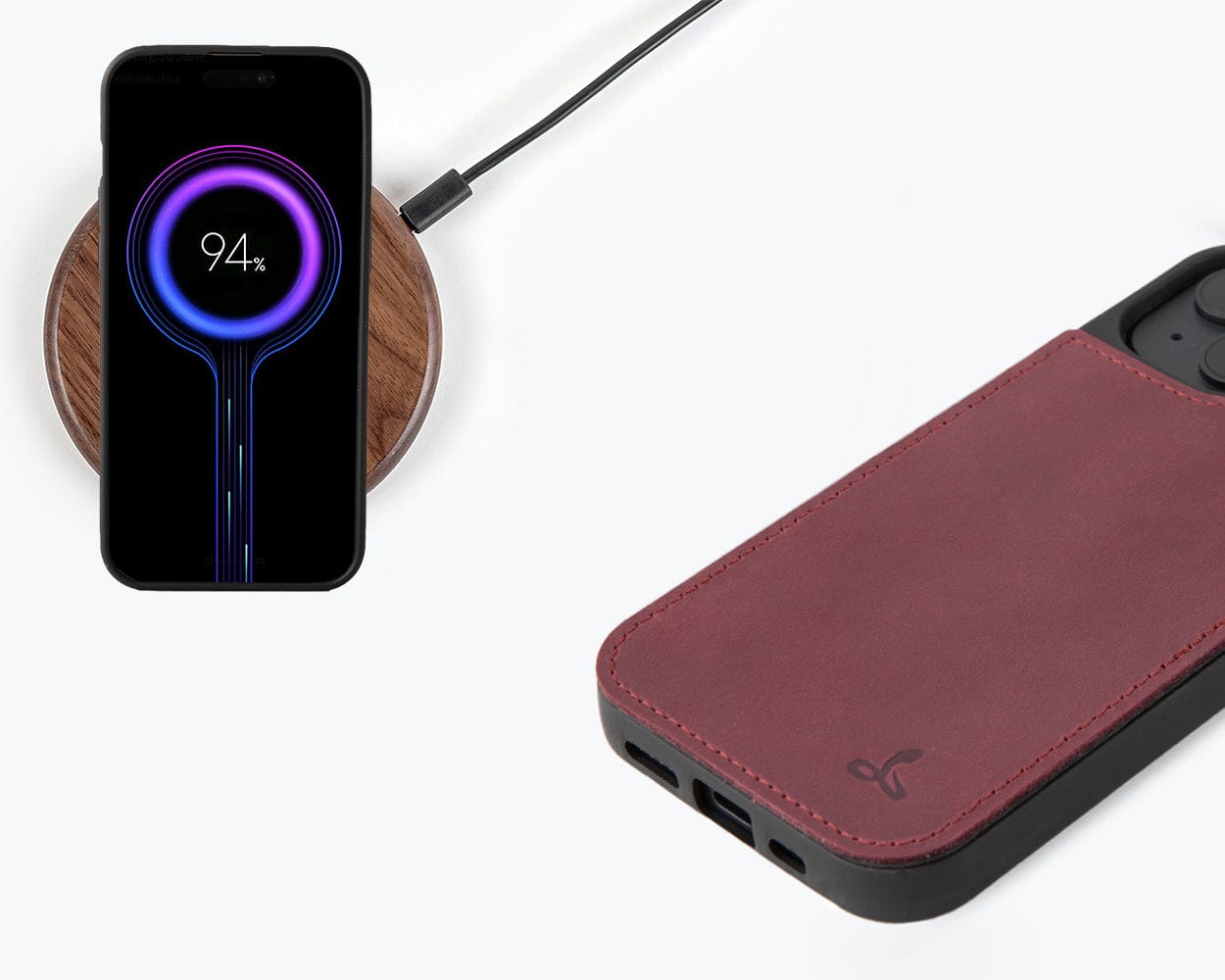 Vintage Leather Back Case Apple Iphone 15 - Snakehive UK