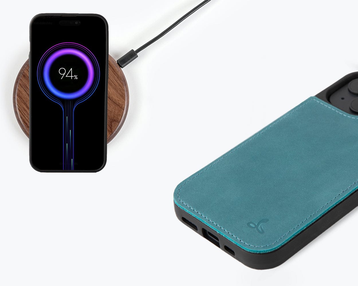 Vintage Leather Back Case Apple Iphone 15 - Snakehive UK