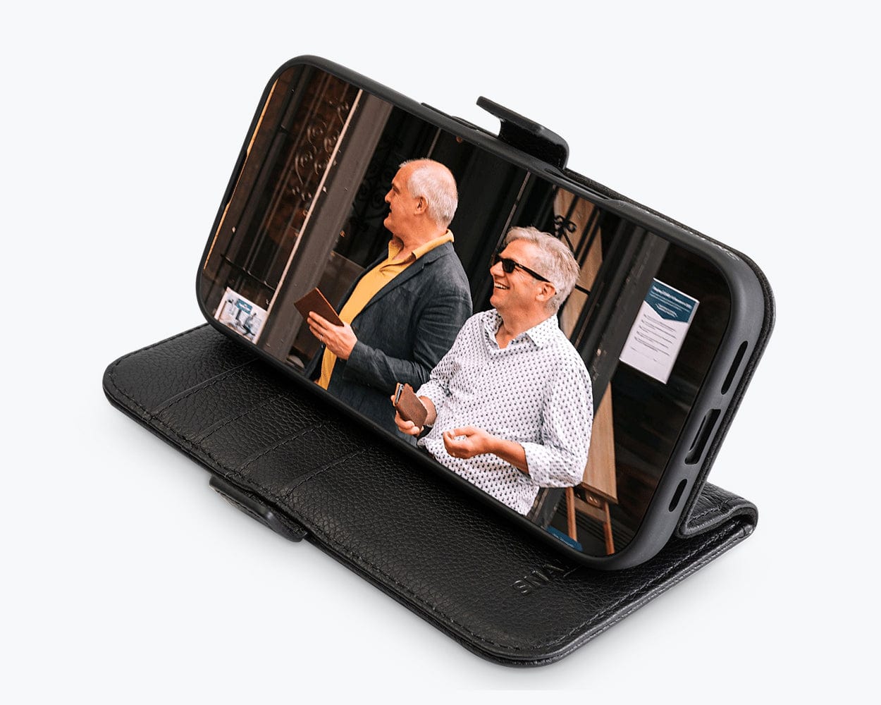 Metro Leather Wallet Phone Case for Apple iPhone 16 Pro