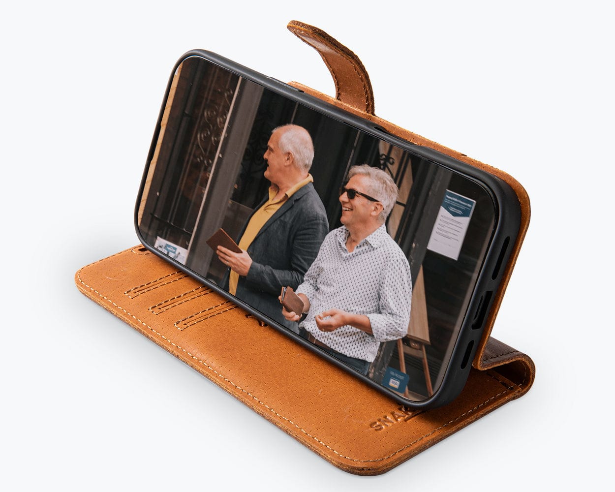 Apple Iphone 16 Pro Vintage Leather Wallet - Snakehive UK