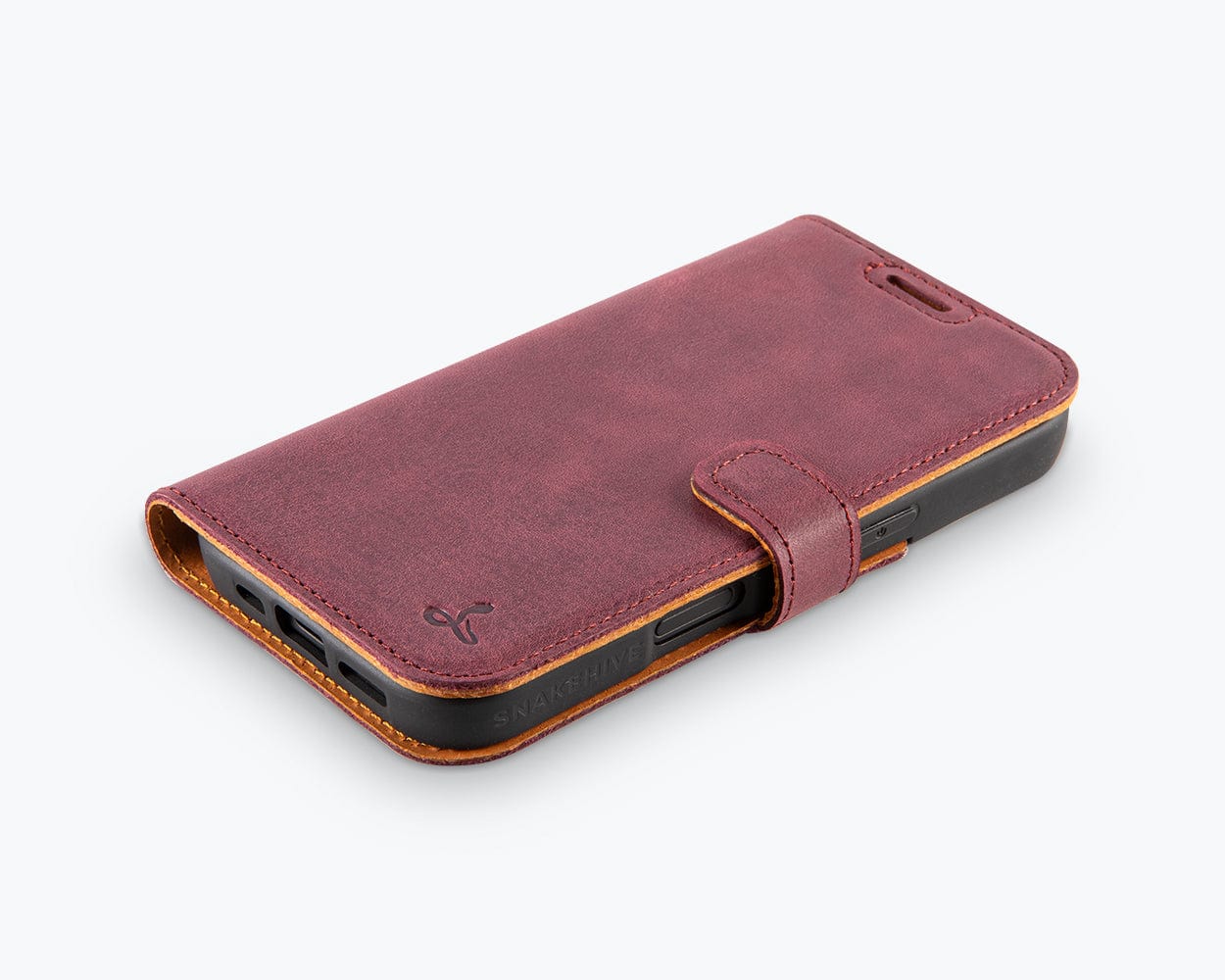 Apple Iphone 16 Vintage Leather Wallet - Snakehive UK