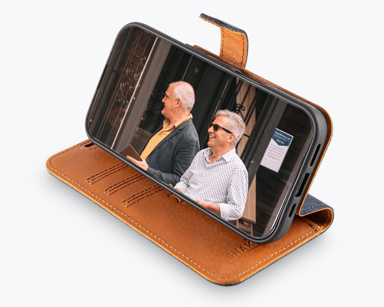 Apple Iphone 16 Vintage Leather Wallet - Snakehive UK