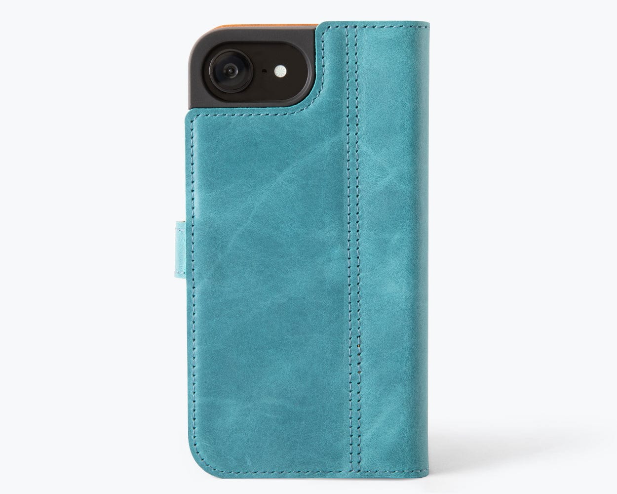 Apple iPhone 16e - Vintage Leather Wallet Phone Case