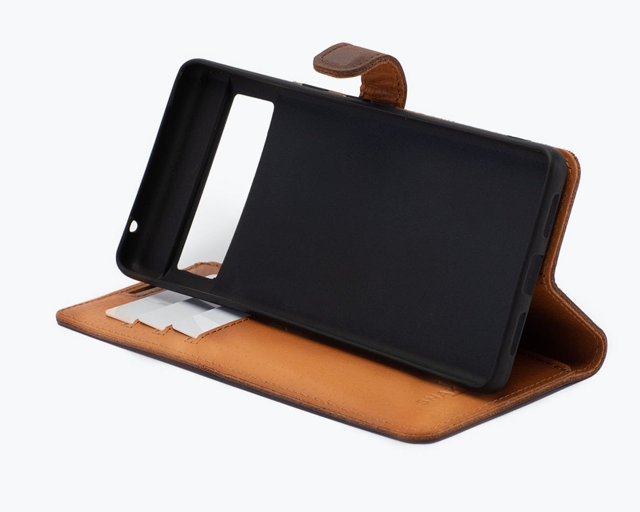 Google Pixel 7A Vintage Leather Wallet - Snakehive UK