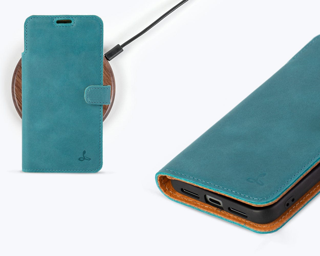 Google Pixel 8 Vintage Leather Wallet - Snakehive UK