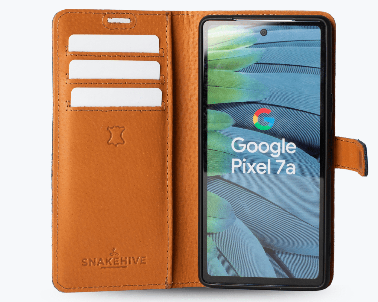 Google Pixel 8A Vintage Leather Wallet - Snakehive UK