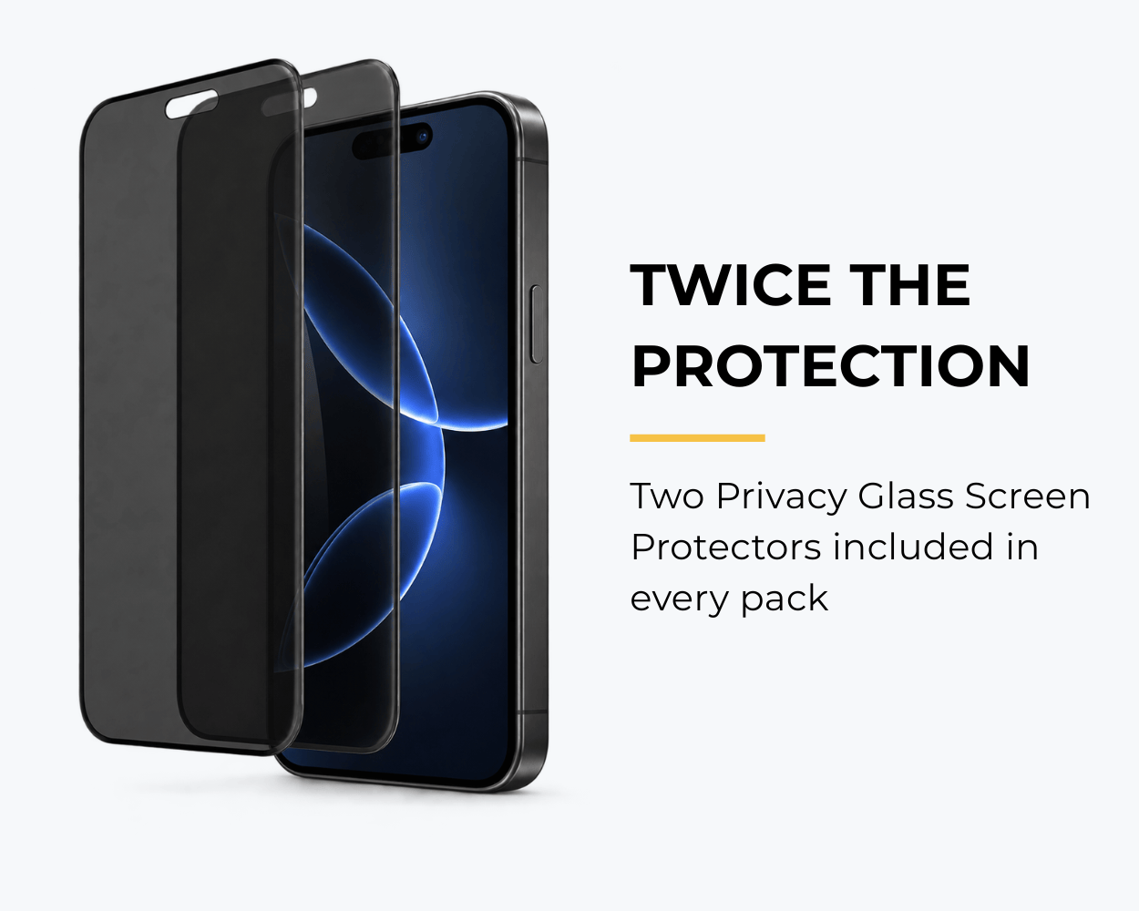 Snakehive Privacy Glass Apple iPhone 15 - Privacy Glass Screen Protector (x2) Privacy Glass Screen Protector (x2) for iPhone 15