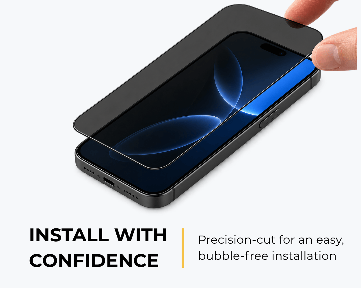 Snakehive Privacy Glass Apple iPhone 15 - Privacy Glass Screen Protector (x2) Privacy Glass Screen Protector (x2) for iPhone 15