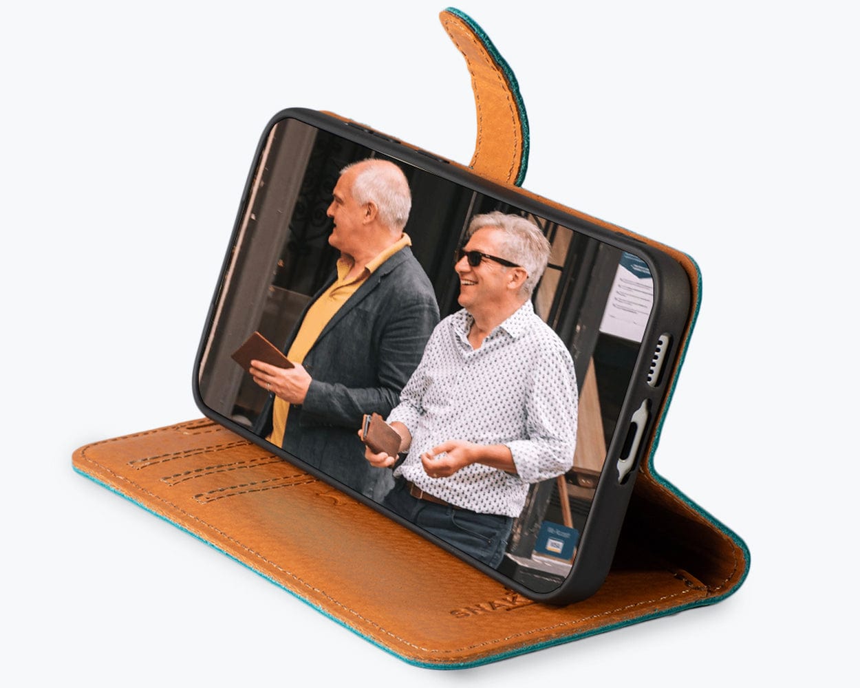 Vintage Leather Wallet Samsung Galaxy S24 Fe - Snakehive UK