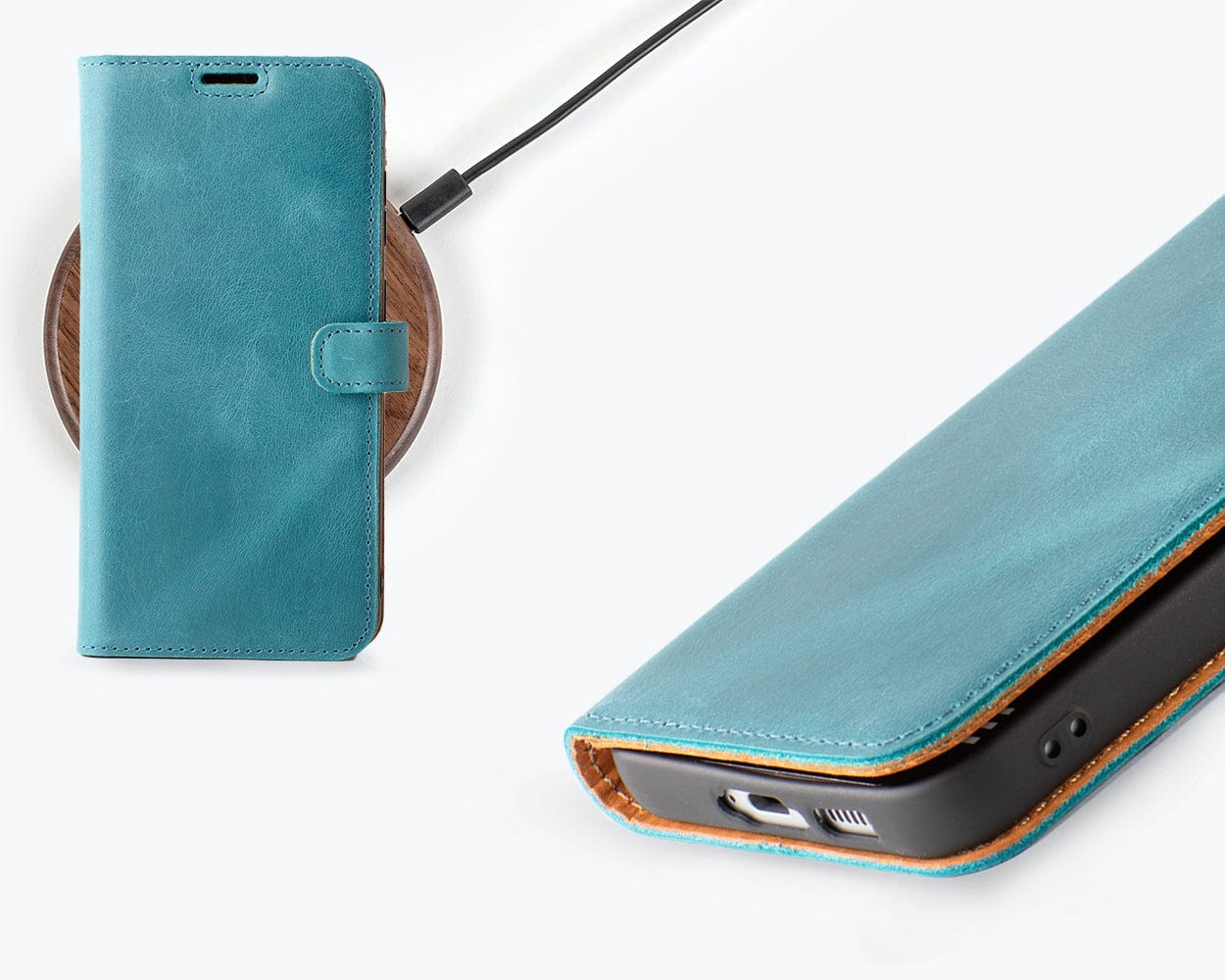 Vintage Leather Wallet Samsung Galaxy S24 Fe - Snakehive UK