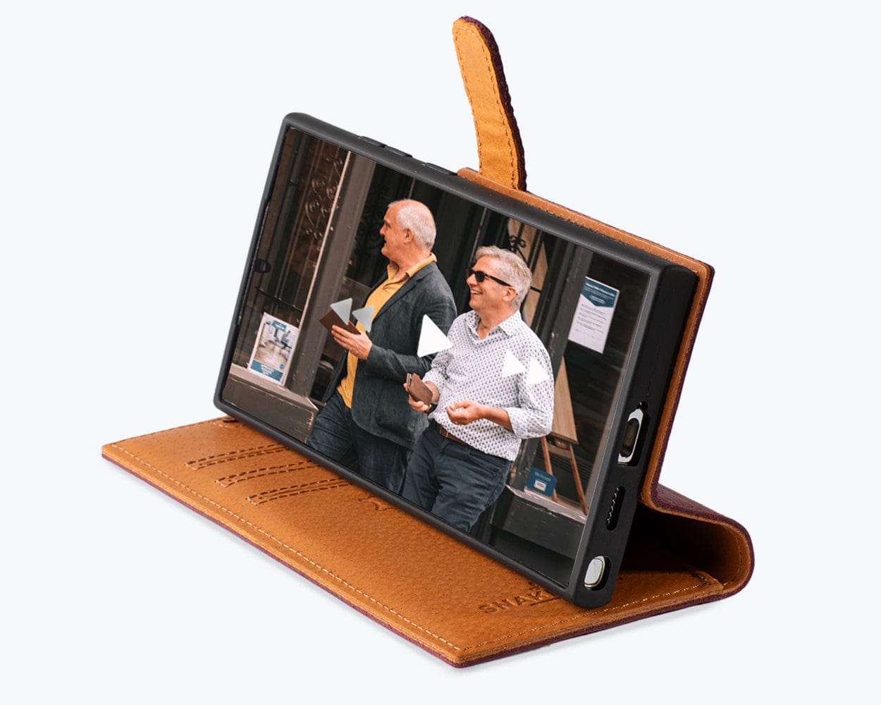 Samsung Galaxy S24 Ultra Vintage Leather Wallet - Snakehive UK