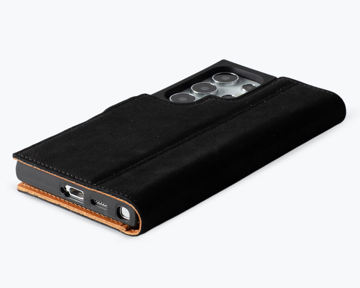 Samsung Galaxy S24 Ultra Vintage Leather Wallet Side Clasp - Snakehive UK