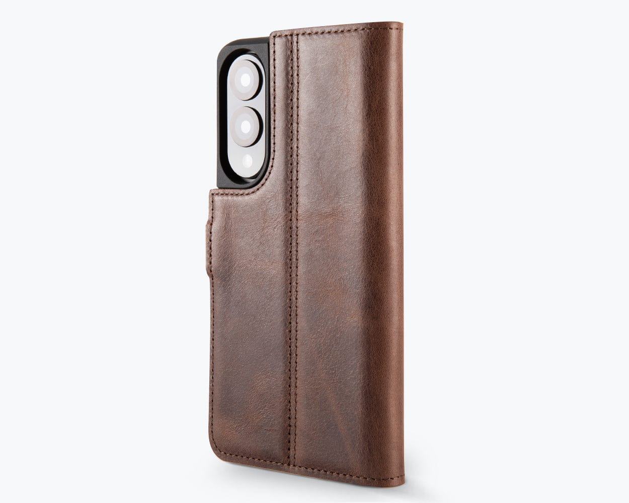 Samsung Galaxy S25 Edge - Vintage Leather Wallet Phone Case