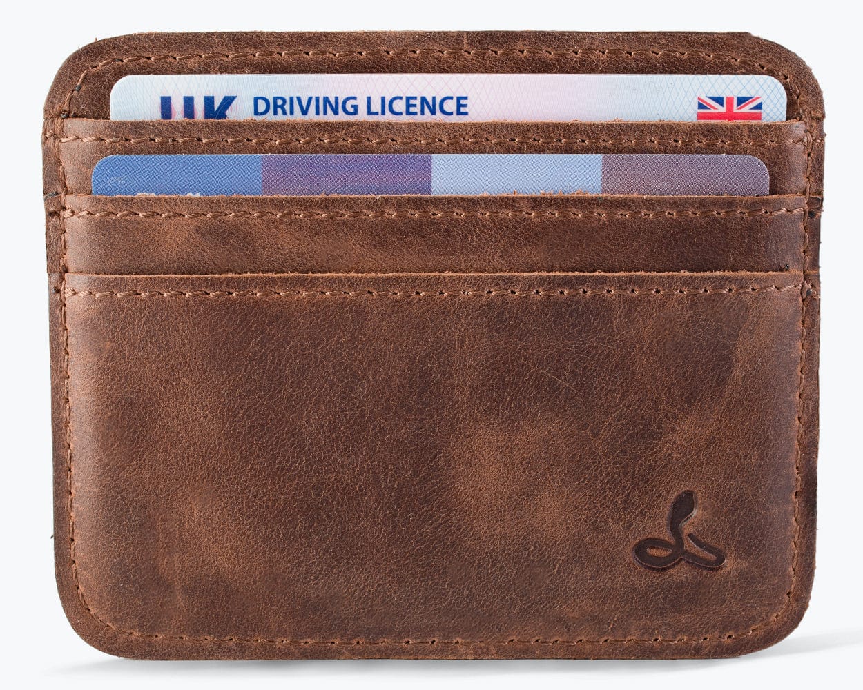 Vintage Leather Cardholder - Snakehive UK