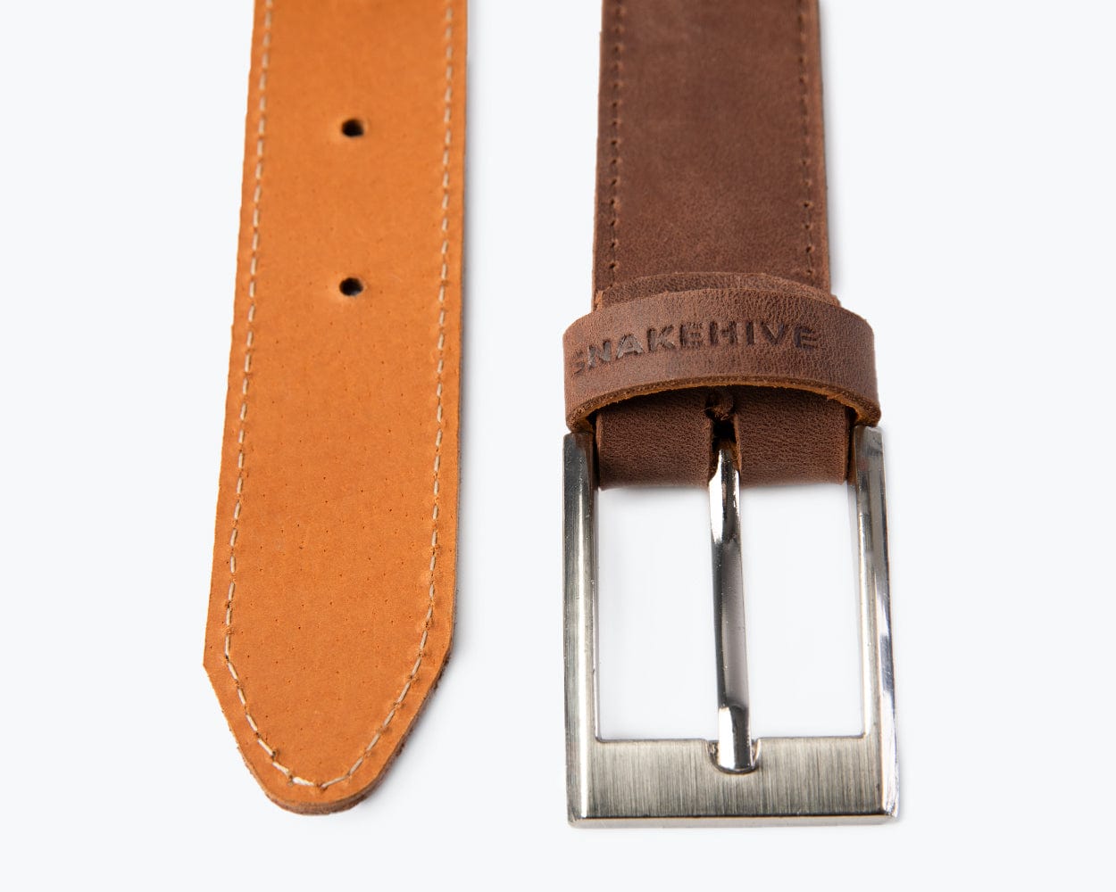 Vintage Leather Belt - Snakehive UK