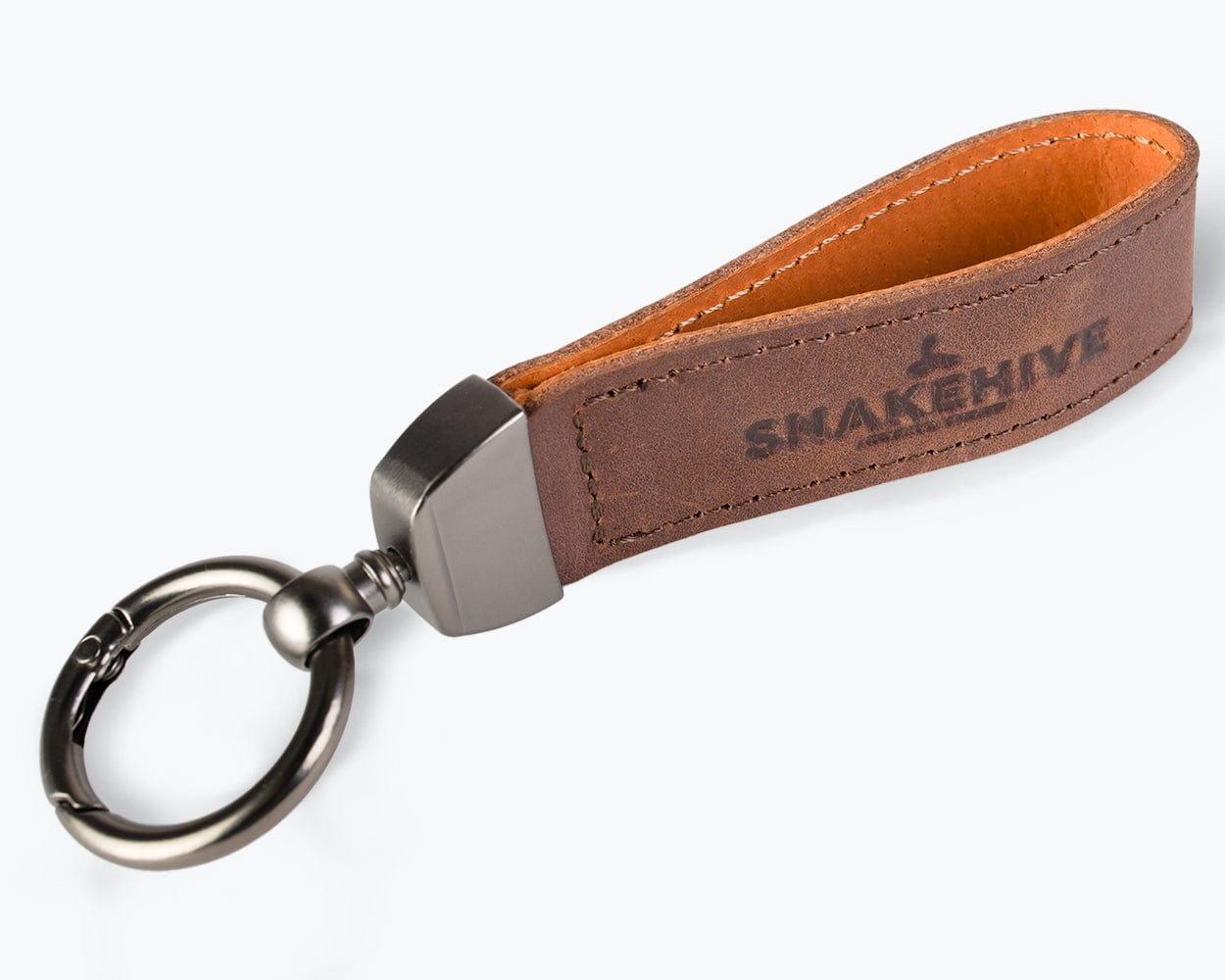 Vintage Leather Key Loop - Snakehive UK