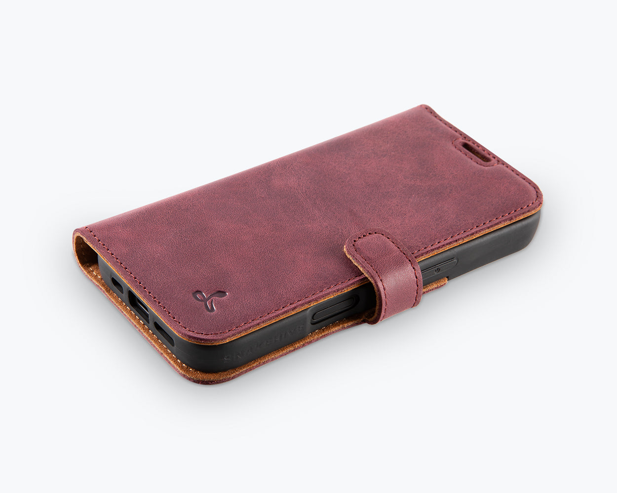 Apple Iphone 16 Pro Vintage Leather Wallet - Snakehive UK