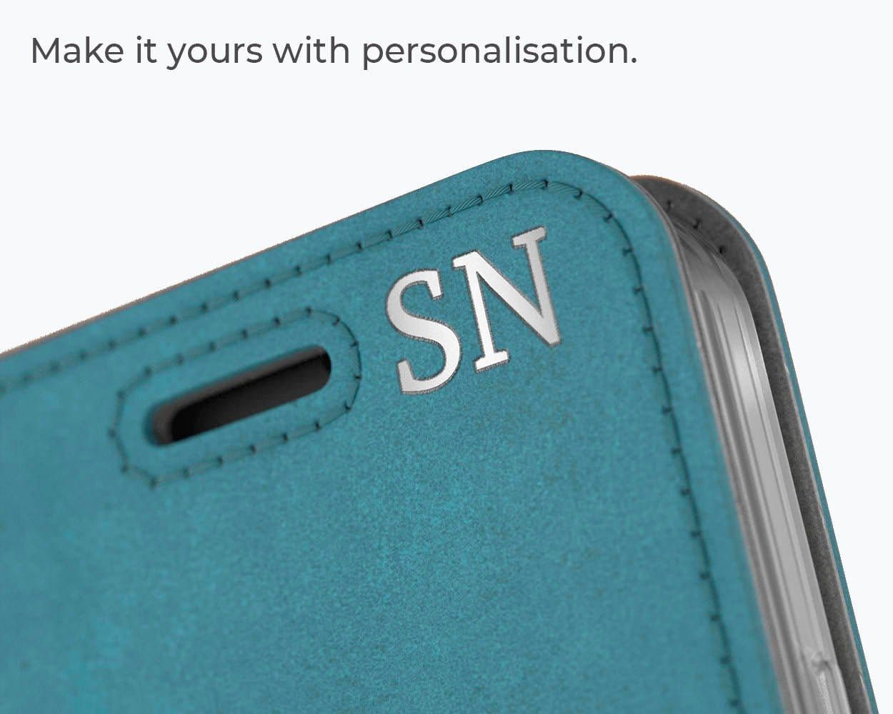 Apple iPhone 12 - Vintage Leather Wallet (Almost Perfect) Teal Apple iPhone 12 - Snakehive UK