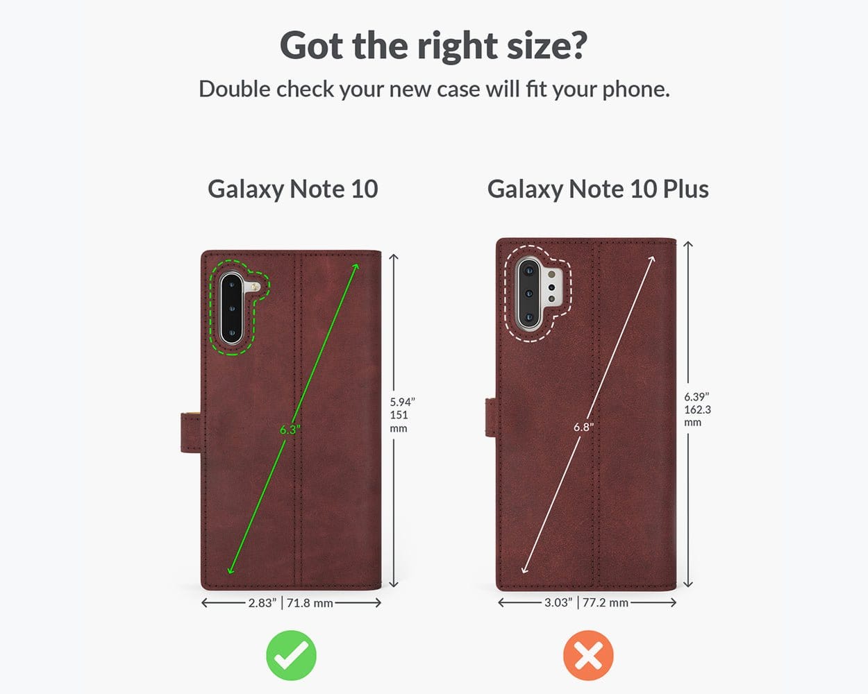 Samsung Galaxy Note 10 - Vintage Leather Wallet (Almost Perfect) Plum Samsung Galaxy Note 10 - Snakehive UK